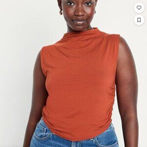 Old Navy Women's Orange and Red Blouse
